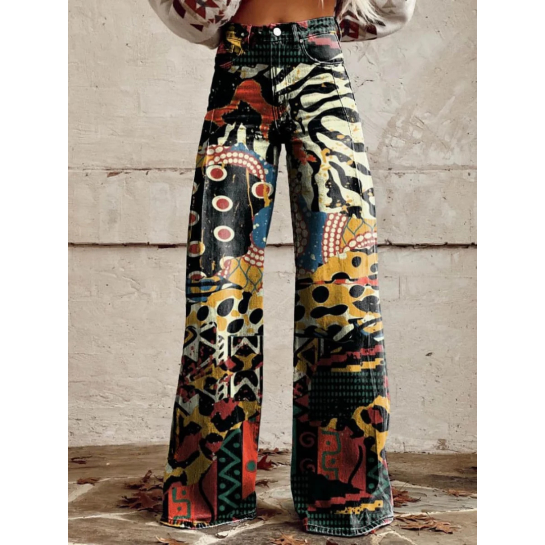 Sophie™ I Art-Inspired Wide-Leg Pants