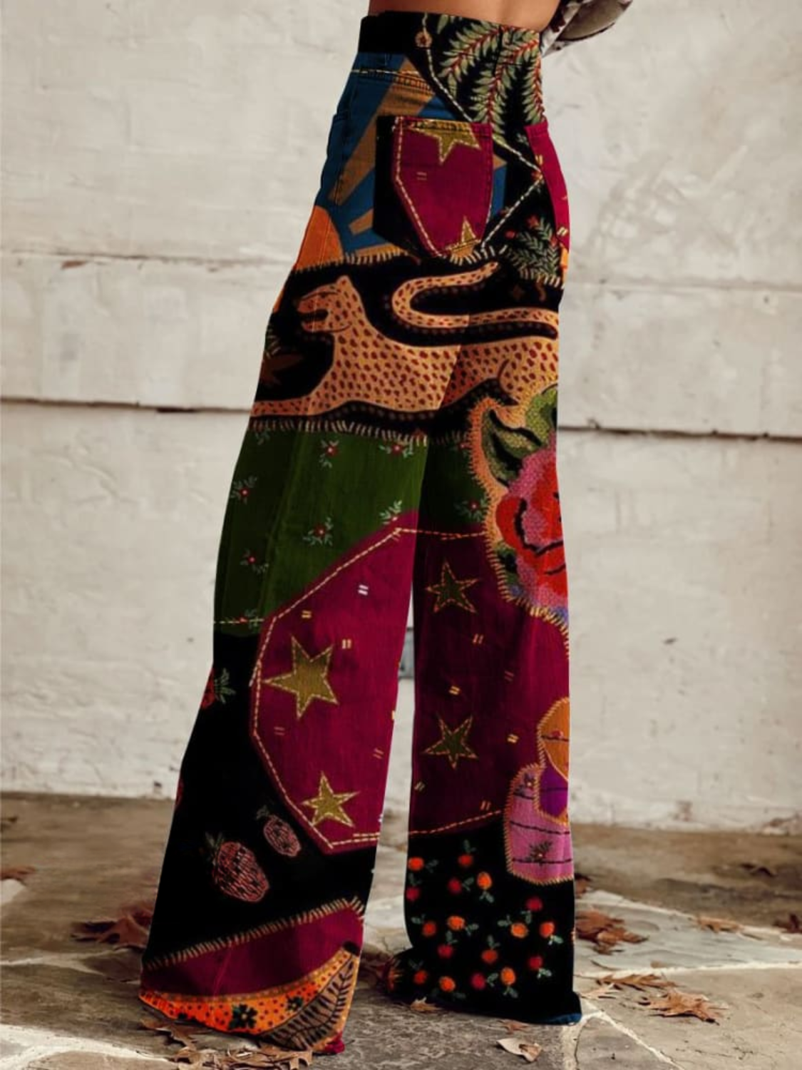 Isabelle™ I Vintage Boho Wide-Leg Pants