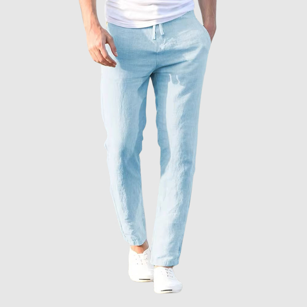 James™ | Coastal Linen Trousers