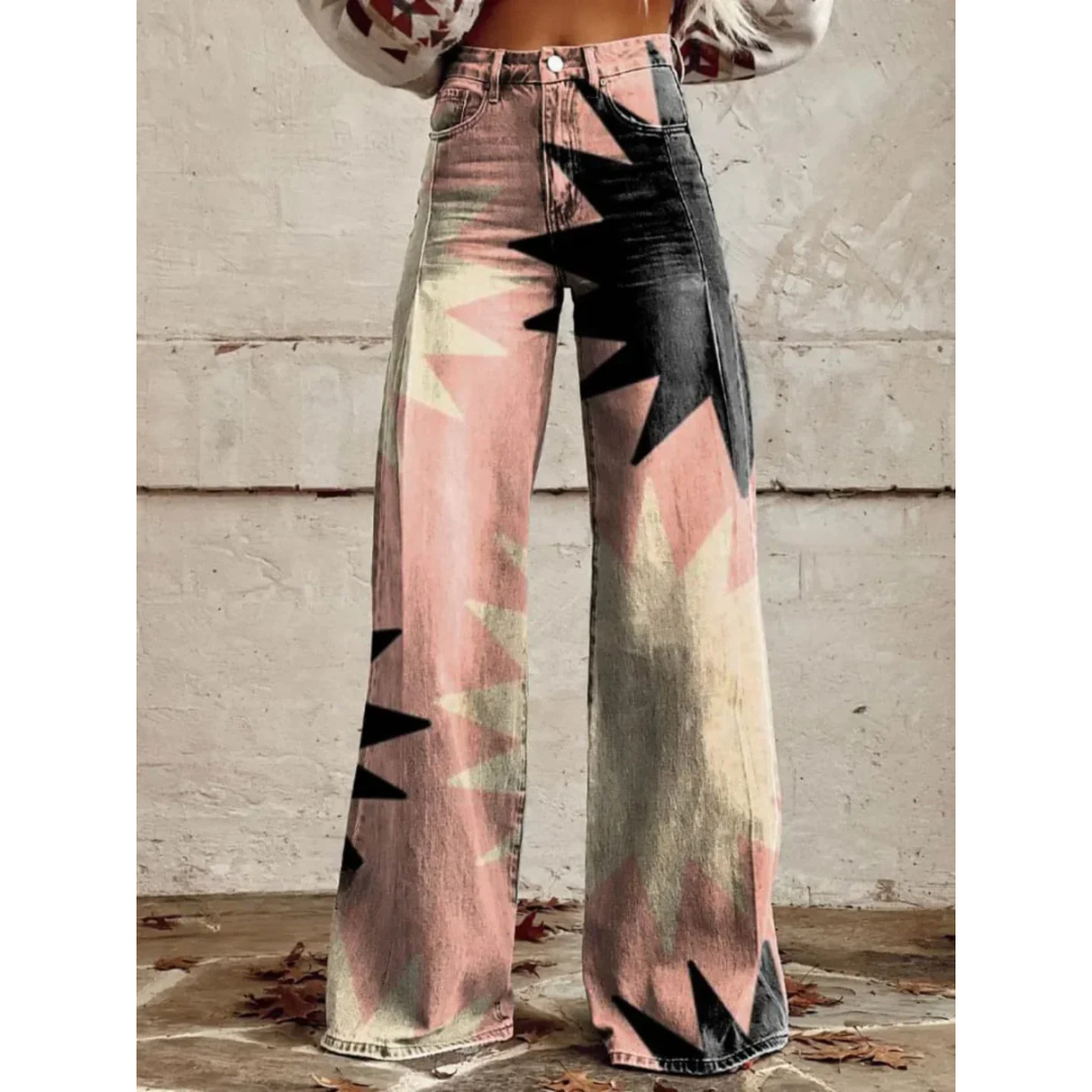 Ava™ I Geometric Wide Trousers