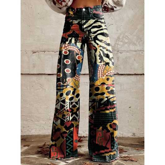 Sophie™ I Art-Inspired Wide-Leg Pants
